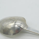 George III Sterling Silver Bright Cut Serving Spoon Antique 1787 London