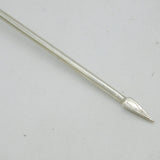 George II Sterling Silver Floral Pattern Mote Spoon Antique c1740 London