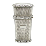 George IV Sterling Silver Floral Chased Sewing Etui Antique 1827 Birmingham