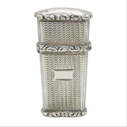 George IV Sterling Silver Floral Chased Sewing Etui Antique 1827 Birmingham