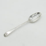 George III Sterling Silver Feather Edge Serving Spoon Antique 1765 London