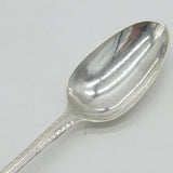 George III Sterling Silver Feather Edge Serving Spoon Antique 1765 London