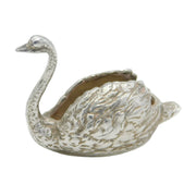 Cast Sterling Silver Miniature Swan Figure Ornament Vintage 1970 Birmingham