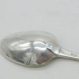George III Sterling Silver Feather Edge Serving Spoon Antique 1765 London