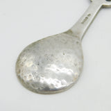 Scottish Sterling Silver Celtic Cross Tea Caddy Spoon Antique 1948 Glasgow