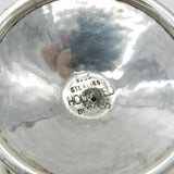 Danish Planished Sterling Silver Regal Egg Cup with Lid Antique c1920 Art Deco