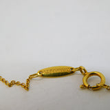 Tiffany & Co. 18ct Yellow Gold 0.25ct Cushion-Cut Diamond Pendant Necklace