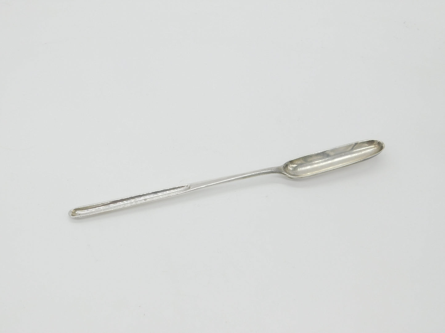 Georgian Sterling Silver Bone Marrow Scoop London c1770 George Smith II