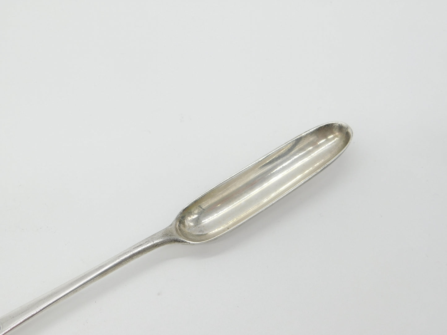 Georgian Sterling Silver Bone Marrow Scoop London c1770 George Smith II