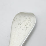 Queen Anne Britannia Standard Silver Dog Nose Spoon Antique 1713 London