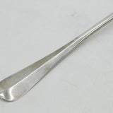 George II Sterling Silver Hanoverian Rat Tail Tablespoon Antique 1728 London