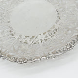 Chinese Export Sterling Silver Treat Sweet Meats or Cake Dish Bowl Vintage c1930