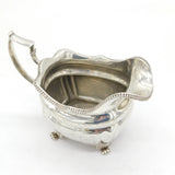 Irish George III Sterling Silver Floral Cream Jug Antique 1818 Dublin