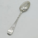 George II Sterling Silver Hanoverian Rat Tail Tablespoon Antique 1728 London