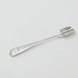 Edwardian Sterling Silver Fox Crest Stilton Scoop Spoon 1910 Sheffield Antique