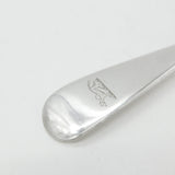 Edwardian Sterling Silver Fox Crest Stilton Scoop Spoon 1910 Sheffield Antique