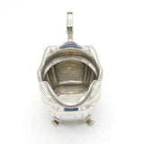 Irish George III Sterling Silver Floral Cream Jug Antique 1818 Dublin