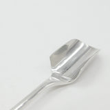 Edwardian Sterling Silver Fox Crest Stilton Scoop Spoon 1910 Sheffield Antique