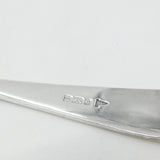 Edwardian Sterling Silver Fox Crest Stilton Scoop Spoon 1910 Sheffield Antique