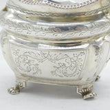 Irish George III Sterling Silver Floral Cream Jug Antique 1818 Dublin