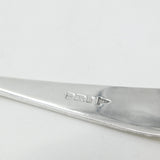 Edwardian Sterling Silver Fox Crest Stilton Scoop Spoon 1910 Sheffield Antique