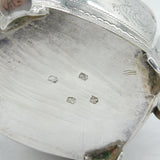 Irish George III Sterling Silver Floral Cream Jug Antique 1818 Dublin