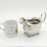 Irish George III Sterling Silver Floral Cream Jug Antique 1818 Dublin