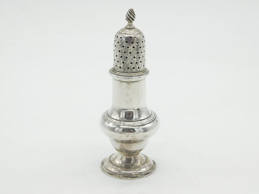 George III Sterling Silver Muffineer or Sugar Caster Antique 1776 London