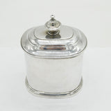 George II Sterling Silver Canister Tea Caddy Antique 1737 London