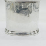George II Sterling Silver Canister Tea Caddy Antique 1737 London
