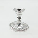 Victorian Sterling Silver Fluted Pattern Piano Candlestick Antique 1896 Sheffiel