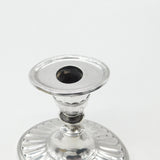 Victorian Sterling Silver Fluted Pattern Piano Candlestick Antique 1896 Sheffiel