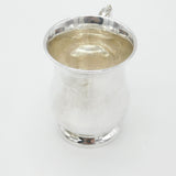 Sterling Silver Half Pint Tankard Mug 1997 Birmingham Vintage Barker Ellis Co.