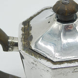 George III Sterling Silver Octagonal Bachelors Teapot Antique 1776 London