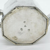 George III Sterling Silver Octagonal Bachelors Teapot Antique 1776 London