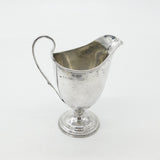 Victorian Sterling Silver Pedestal Cream Jug 1887 London Thomas Smily