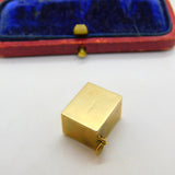 Georg Jensen Emergency One Pound £1 Money Note 9ct Gold Charm Vintage 1966