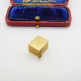Georg Jensen Emergency One Pound £1 Money Note 9ct Gold Charm Vintage 1966