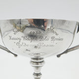 Calcutta Sterling Silver 'Simla Horse Show Heavyweight Pony' Trophy 1930 Grish
