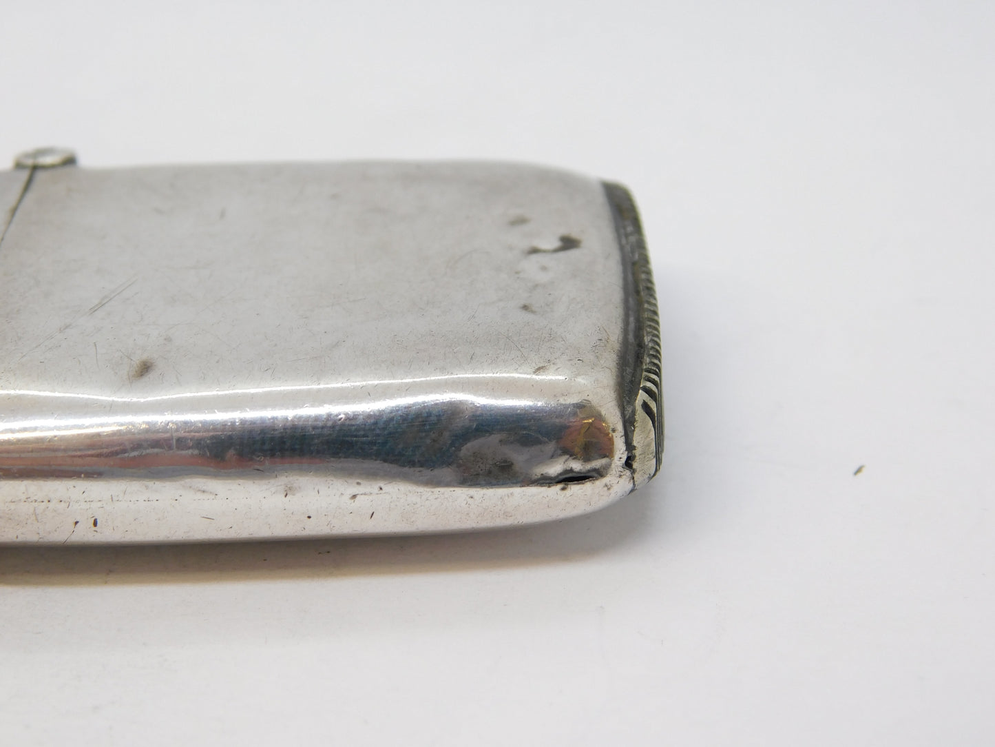 Victorian Sterling Silver Cambridge University Crest Vesta Case Antique 1898 Birmingham