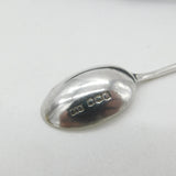 Boxed Set of Six Sterling Silver Seal Terminal Spoon 1923 Mappin & Webb Antique