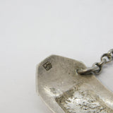 George III Sterling Silver Madeira Wine Decanter Label Antique 1798 London