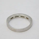 .950 Platinum & Diamond Set Half-Eternity Dress Ring Vintage London