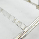 Early Victorian Sterling Silver Six-Part Toast Rack Antique 1839 Sheffield