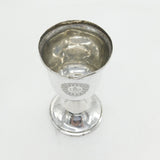 George II Sterling Silver 'IHS' Communion Wine Chalice Antique 1758 London