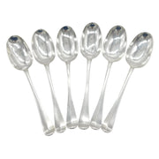Queen Anne Set of Six Britannia Standard Silver Tablespoons Antique 1711 London John Ladyman