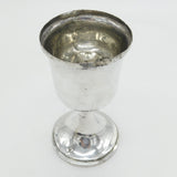George II Sterling Silver 'IHS' Communion Wine Chalice Antique 1758 London