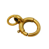 Victorian 18ct Yellow Gold Bolt Ring Clasp Findings Antique c1890
