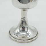 George II Sterling Silver 'IHS' Communion Wine Chalice Antique 1758 London