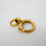 Victorian 18ct Yellow Gold Bolt Ring Clasp Findings Antique c1890